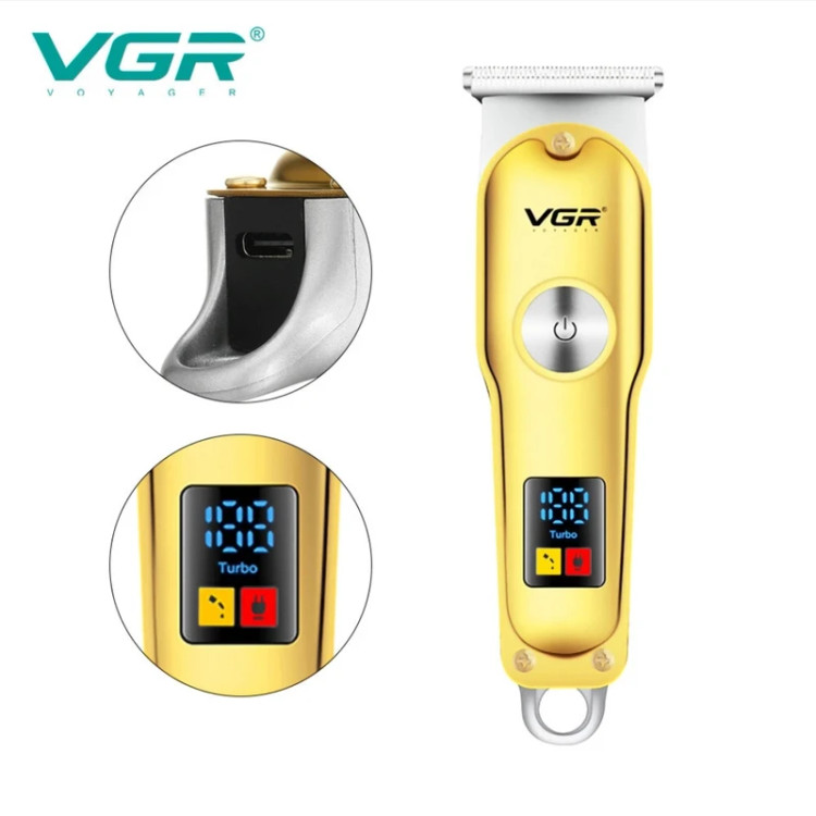 عکس محصول: ماشین اصلاح موی سر و صورت وی جی ار مدل V-290 با تیغه استیل ضد زنگ