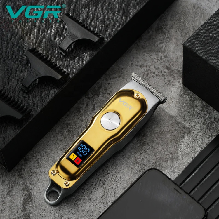 عکس محصول: ماشین اصلاح موی سر و صورت وی جی ار مدل V-290 با تیغه استیل ضد زنگ