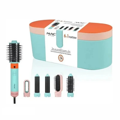 عکس محصول: سشوار ۶ کاره مک استایلر مدل 1519 طرح دایسون | برند ایتالیایی MAC STYLER
