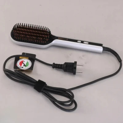 عکس محصول: برس حرارتی و صافکننده مو انزو مدل EN-4100 با صفحات سرامیک تورمالین و نمایشگر LED دیجیتال
