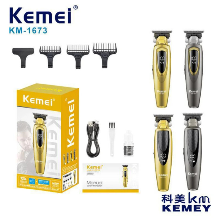 عکس محصول: ماشین اصلاح موی سر و صورت شارژی کیمی مدل km-1673